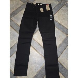 Levi's 311 Shaping Skinny Womens Jeans Black Stretch Mid Rise Zip Fly 32x30 NWT